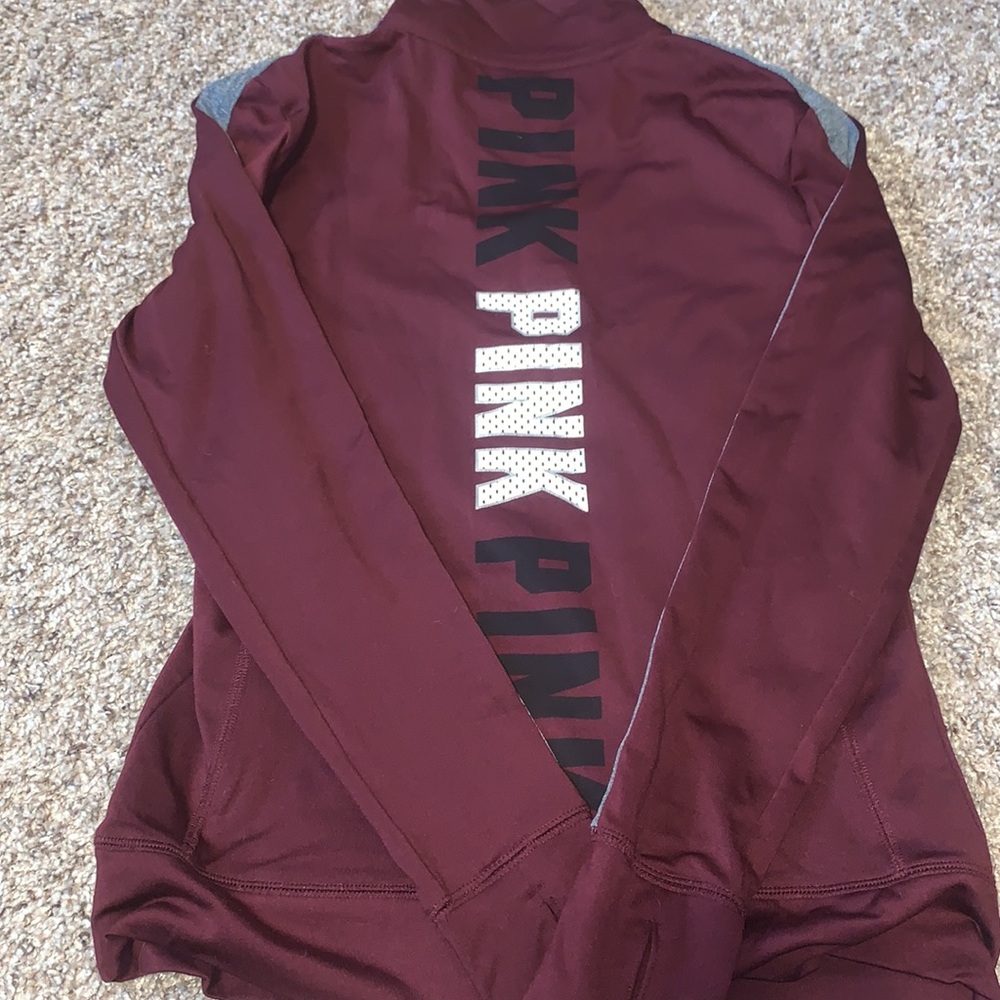PINK HALF ZIP - Picture 3 of 4